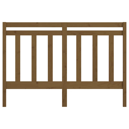 vidaXL Bed Headboard | Honey brown | Solid pine wood | 141 cm x 4 cm x 100 cm