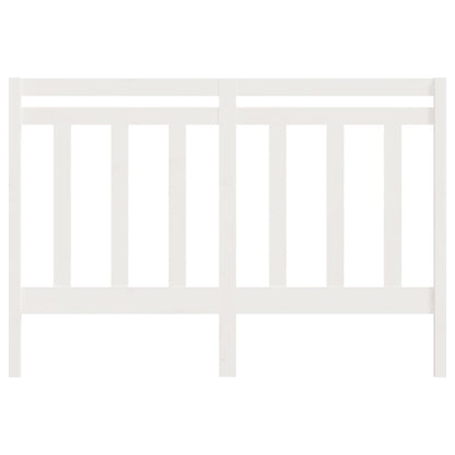 vidaXL Bed Headboard | White | Solid Pine Wood | 156x4x100 cm | Appealing Design