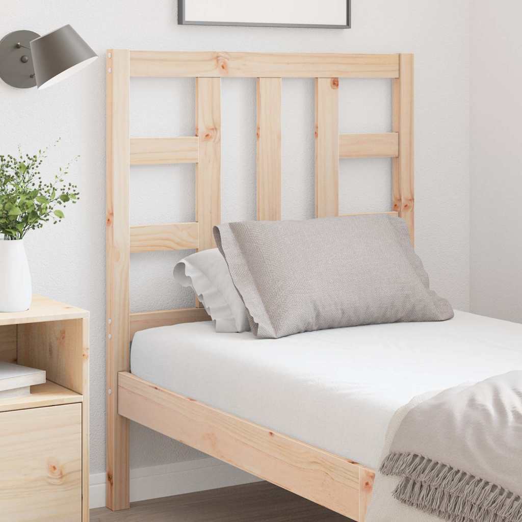 vidaXL Bed Headboard 81x4x100 cm Solid Wood Pine