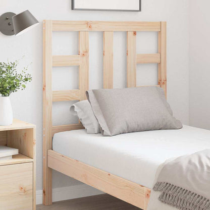 vidaXL Bed Headboard 81x4x100 cm Solid Wood Pine