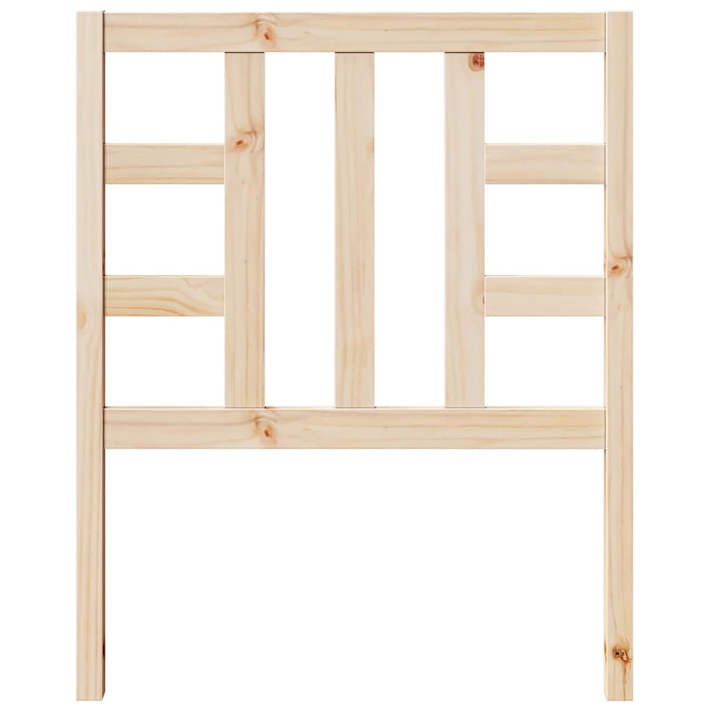 vidaXL Bed Headboard 81x4x100 cm Solid Wood Pine