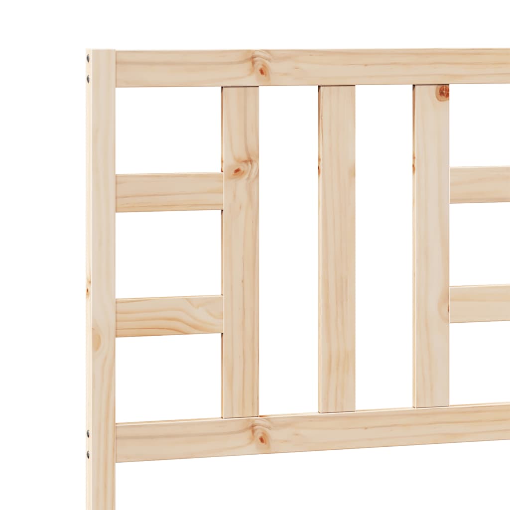 vidaXL Bed Headboard 81x4x100 cm Solid Wood Pine