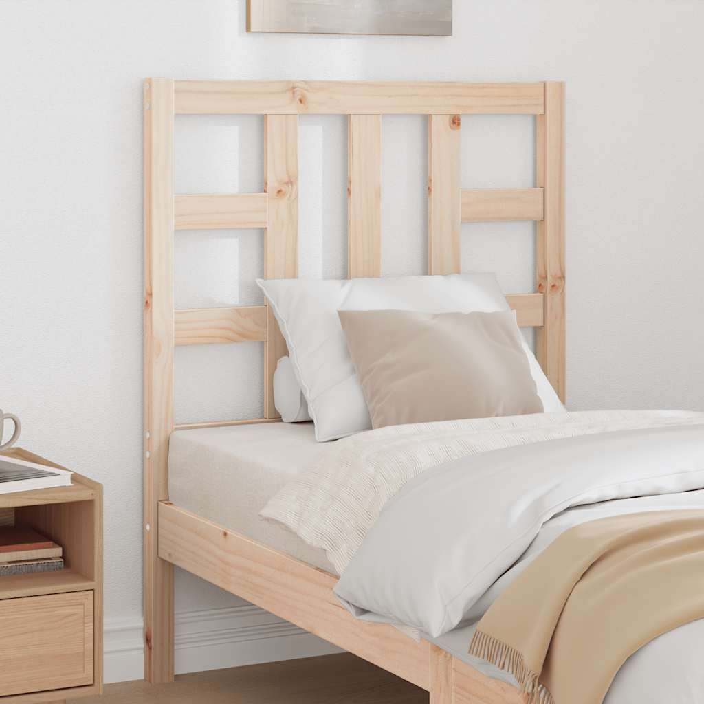 vidaXL Bed Headboard 81x4x100 cm Solid Wood Pine