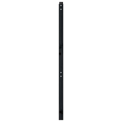 vidaXL Bed Headboard Black 81x4x100 cm Solid Wood Pine