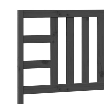 vidaXL Bed Headboard | Grey | Solid Pine Wood | 96x4x100 cm | Attractive Design
