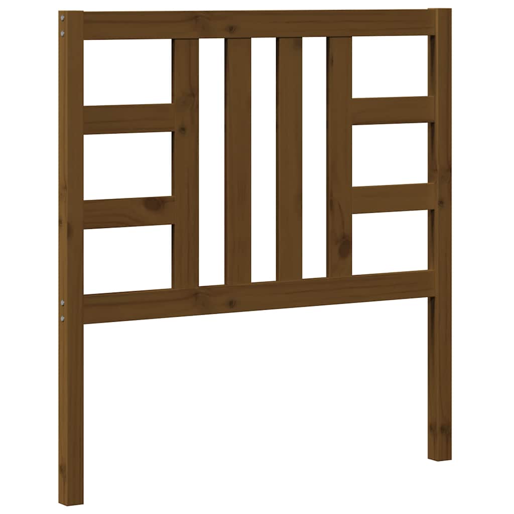 vidaXL Bed Headboard | Honey brown | Solid pinewood | 96x4x100 cm | Tough
