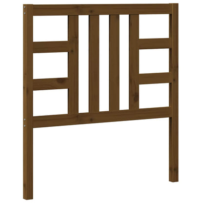 vidaXL Bed Headboard | Honey brown | Solid pinewood | 96x4x100 cm | Tough