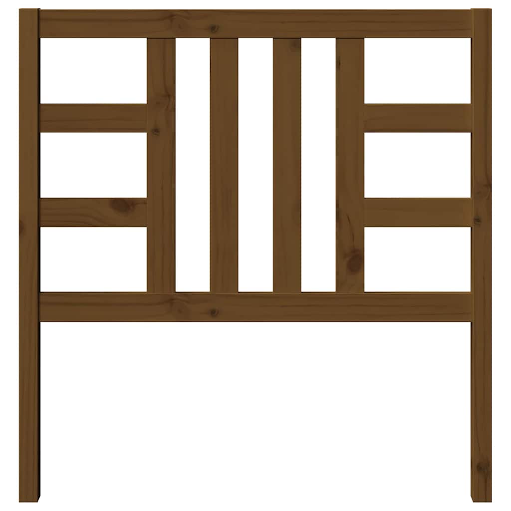 vidaXL Bed Headboard Honey Brown 96x4x100 cm Solid Wood Pine