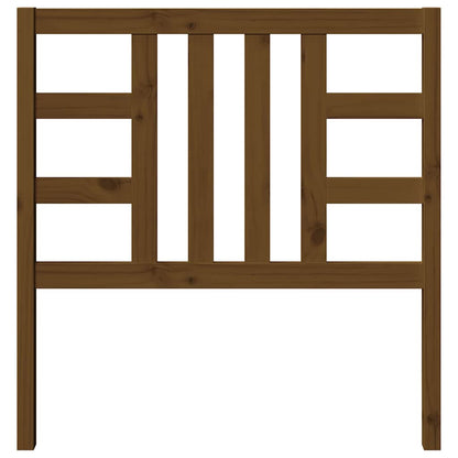 vidaXL Bed Headboard | Honey brown | Solid pinewood | 96x4x100 cm | Tough