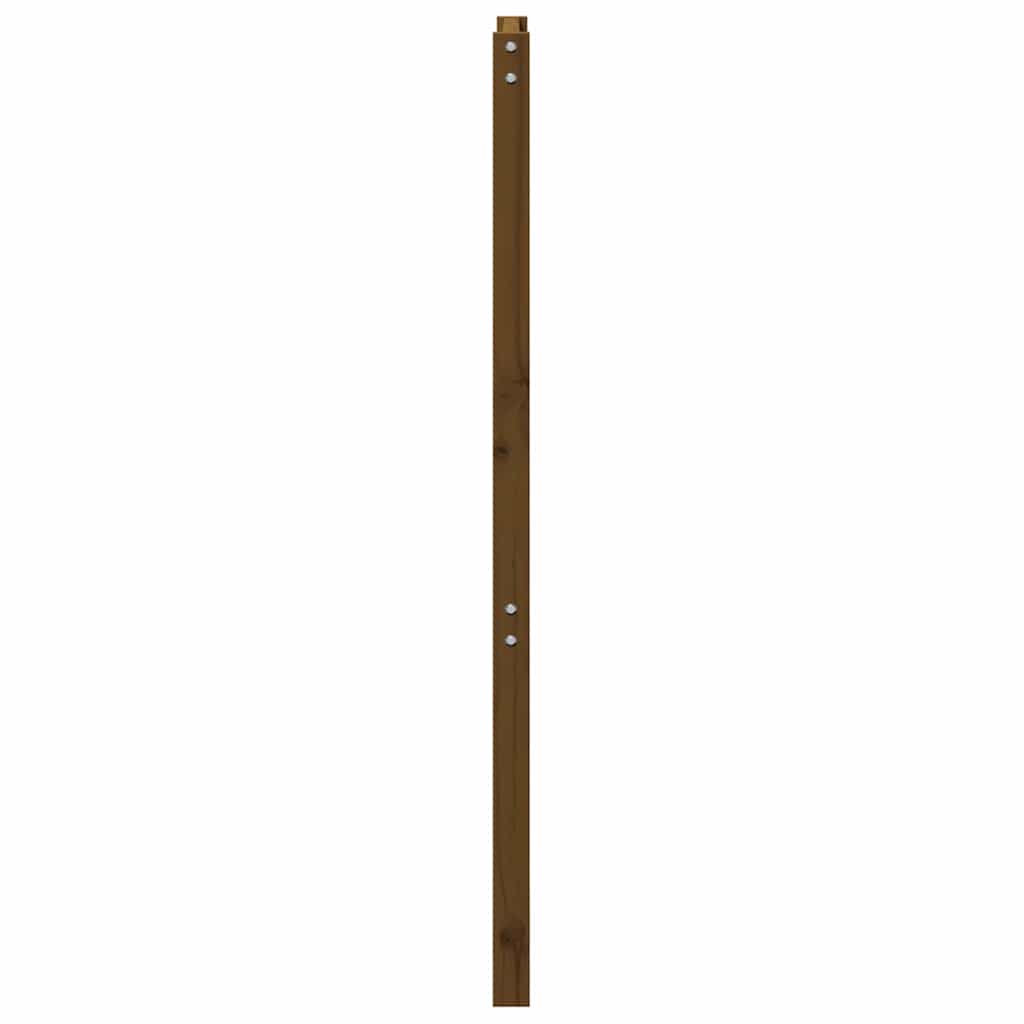 vidaXL Bed Headboard | Honey brown | Solid pinewood | 96x4x100 cm | Tough