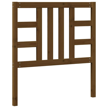 vidaXL Bed Headboard | Honey brown | Solid pinewood | 96x4x100 cm | Tough