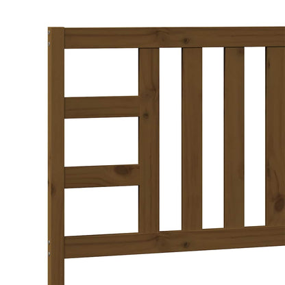 vidaXL Bed Headboard | Honey brown | Solid pinewood | 96x4x100 cm | Tough