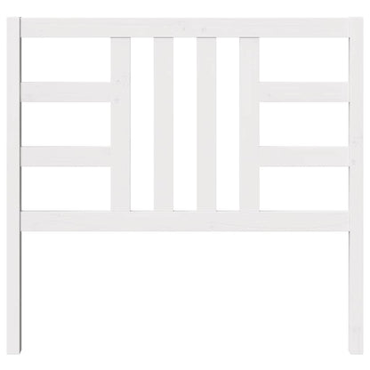 vidaXL Bed Headboard White 106x4x100 cm Solid Wood Pine