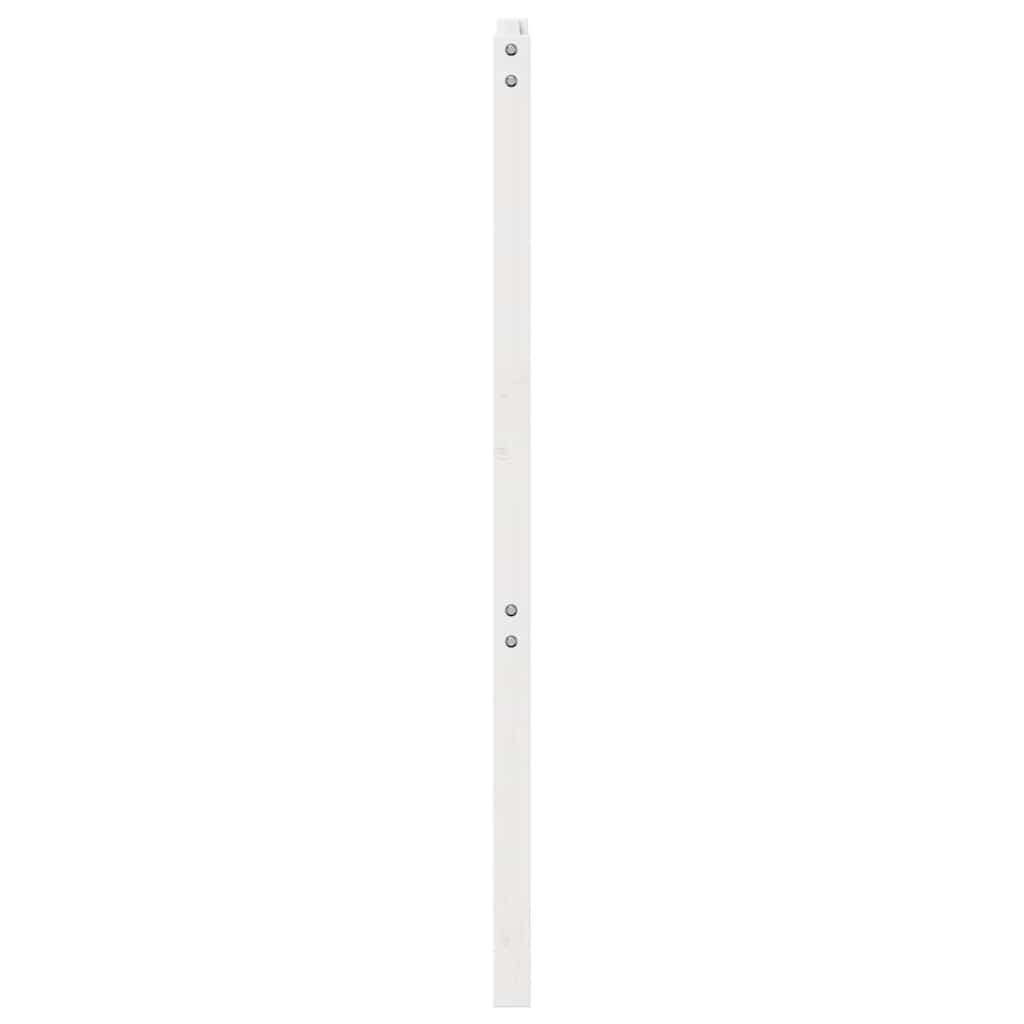 vidaXL Bed Headboard White 106x4x100 cm Solid Wood Pine