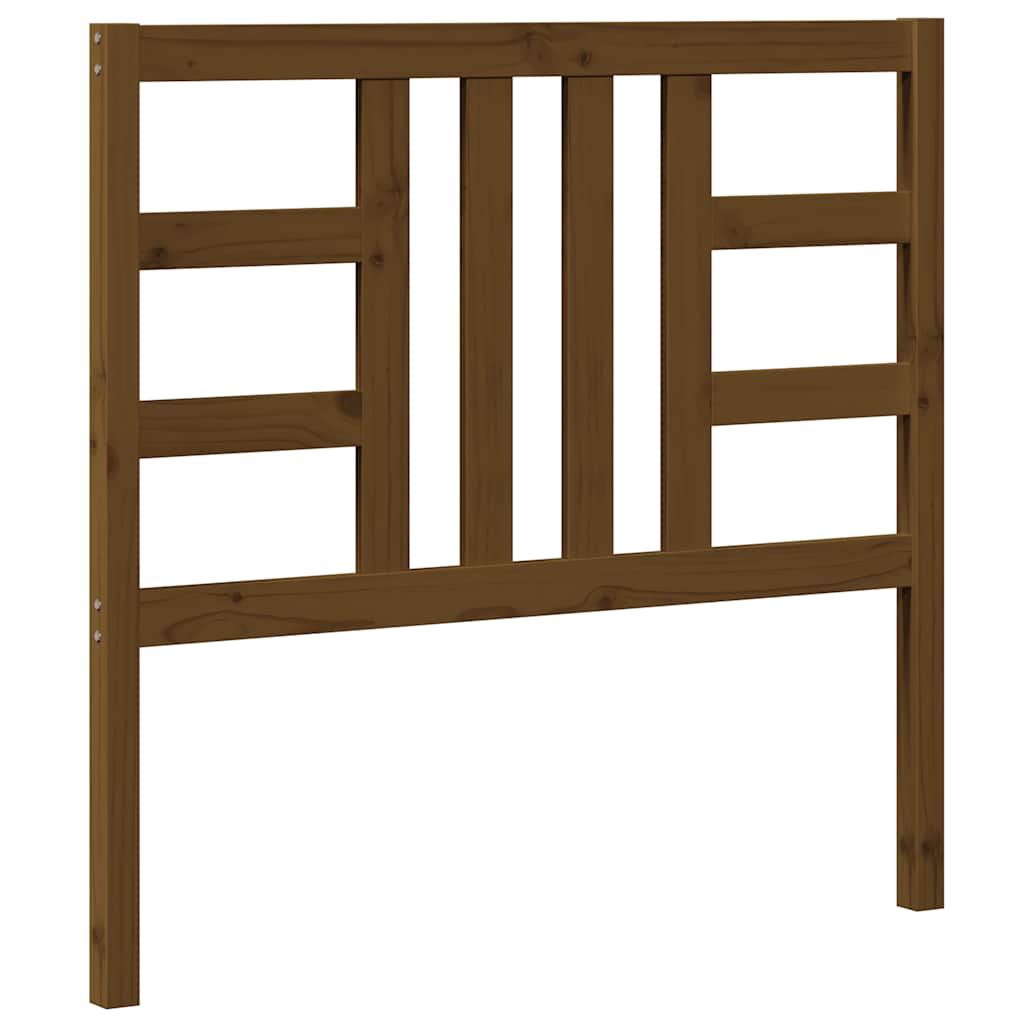 vidaXL Bed Headboard | Honey brown | Solid pine wood | Medium | Durable