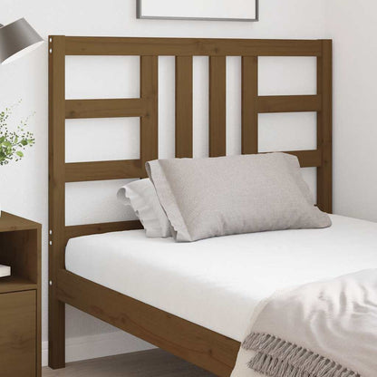 vidaXL Bed Headboard | Honey brown | Solid pine wood | Medium | Durable