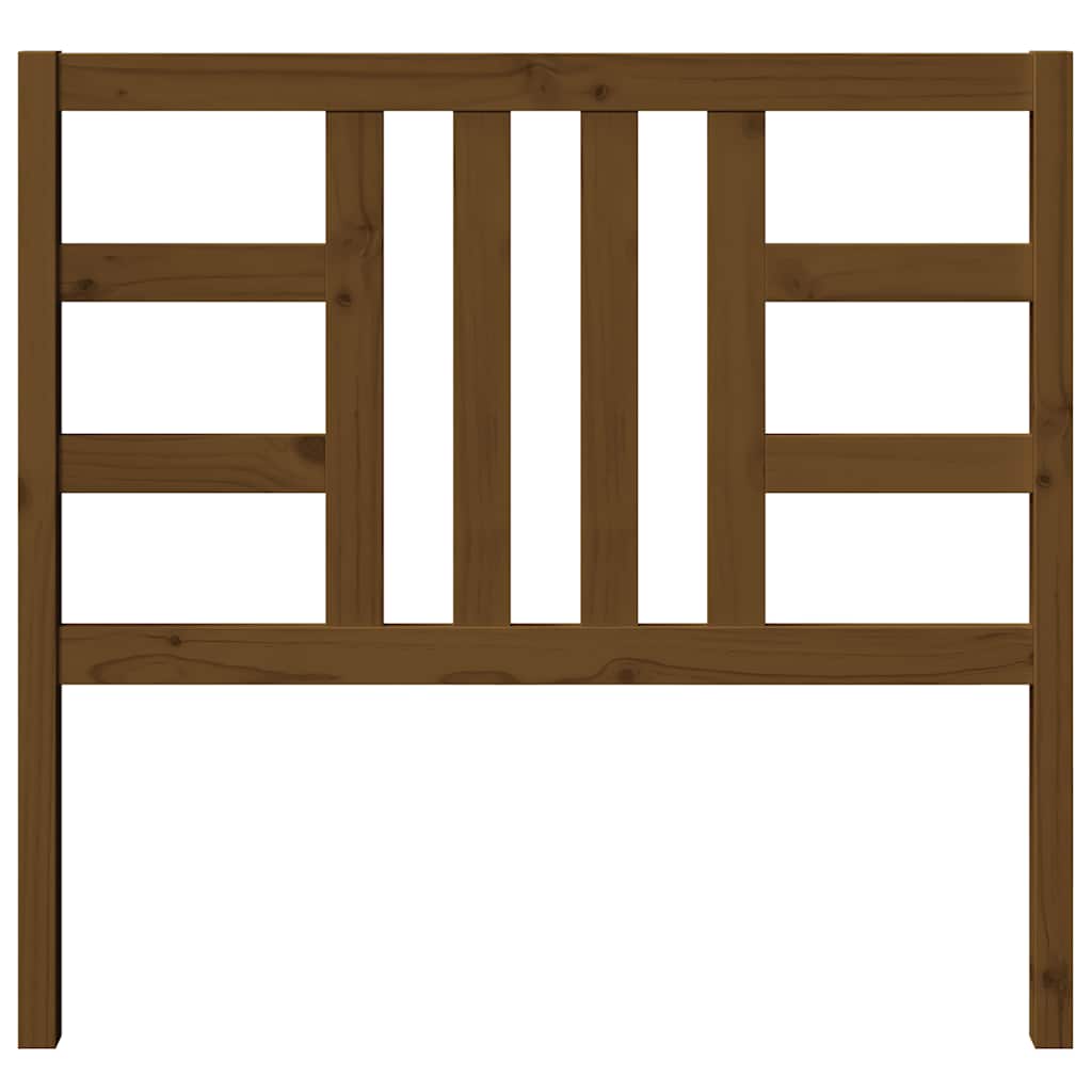 vidaXL Bed Headboard | Honey brown | Solid pine wood | Medium | Durable