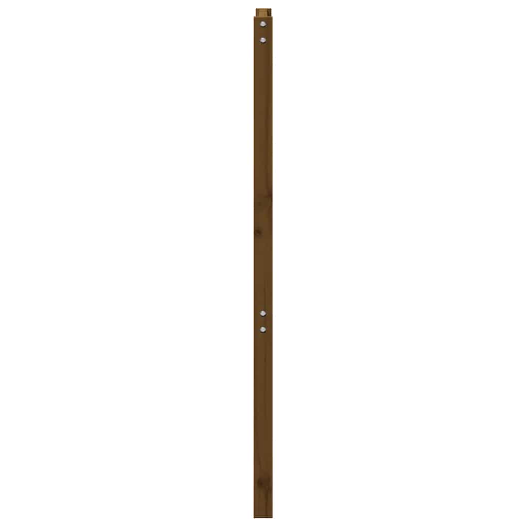 vidaXL Bed Headboard | Honey brown | Solid pine wood | Medium | Durable