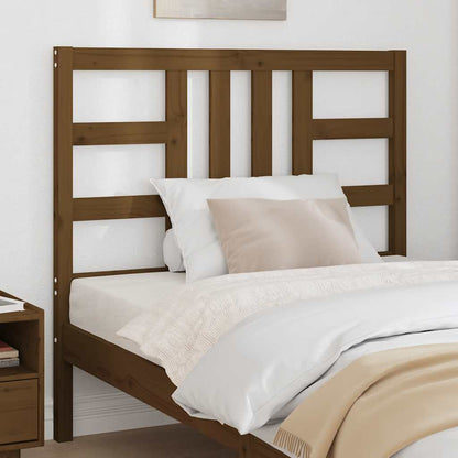 vidaXL Bed Headboard | Honey brown | Solid pine wood | Medium | Durable