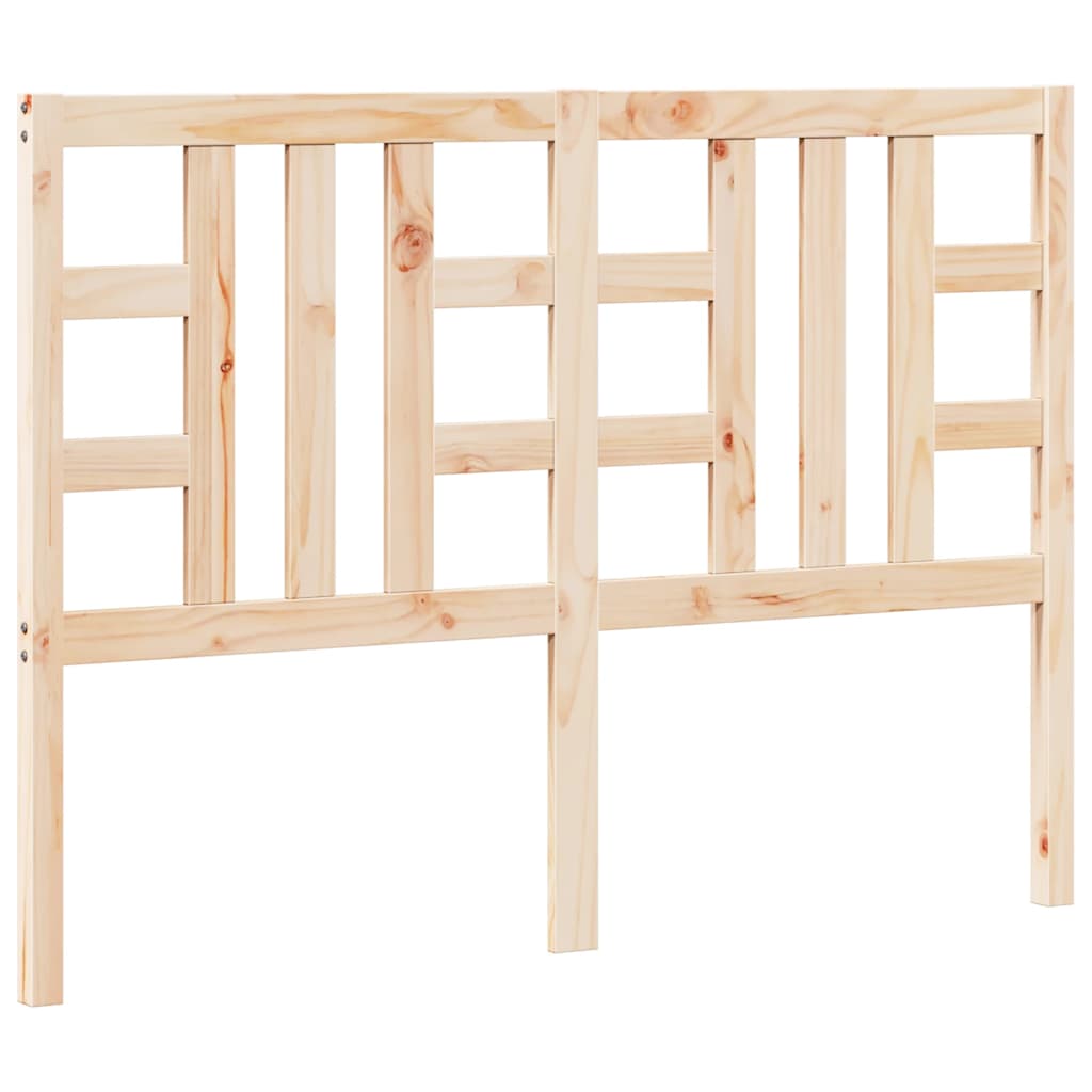 vidaXL Bed Headboard 141x4x100 cm Solid Wood Pine
