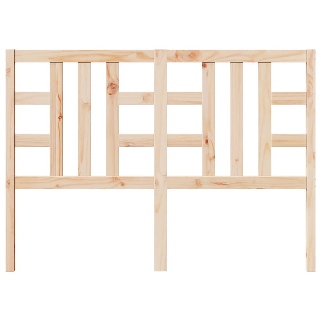 vidaXL Bed Headboard 141x4x100 cm Solid Wood Pine