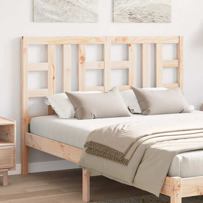 vidaXL Bed Headboard 141x4x100 cm Solid Wood Pine