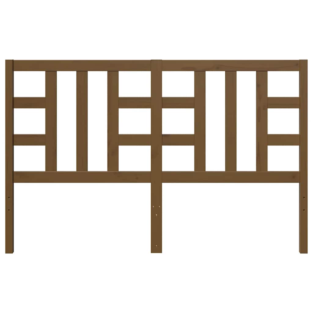 vidaXL Bed Headboard Honey Brown 146x4x100 cm Solid Wood Pine