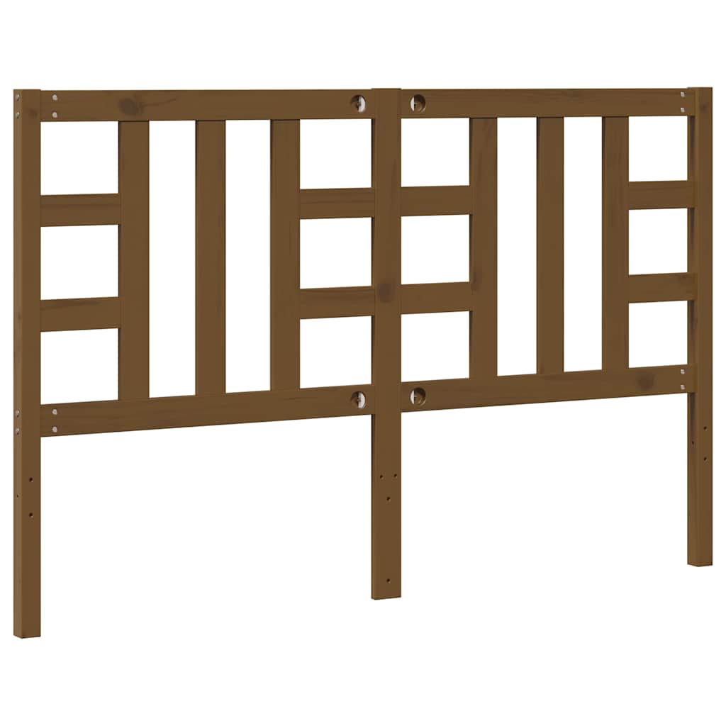 vidaXL Bed Headboard Honey Brown 146x4x100 cm Solid Wood Pine