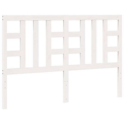 vidaXL Bed Headboard White 156x4x100 cm Solid Wood Pine
