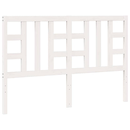 vidaXL Bed Headboard White 156x4x100 cm Solid Wood Pine