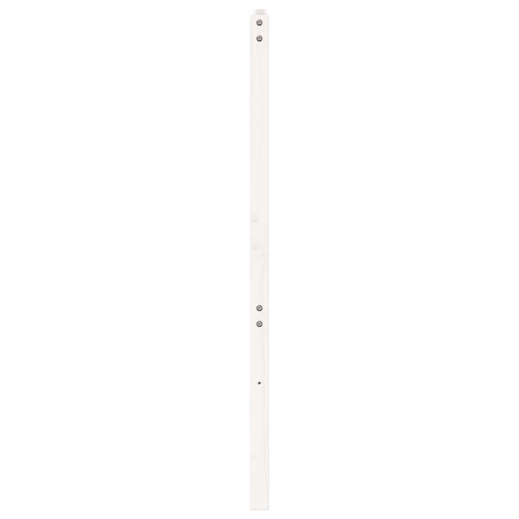 vidaXL Bed Headboard White 156x4x100 cm Solid Wood Pine