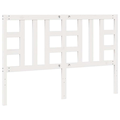 vidaXL Bed Headboard White 156x4x100 cm Solid Wood Pine