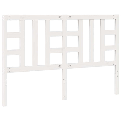 vidaXL Bed Headboard White 156x4x100 cm Solid Wood Pine