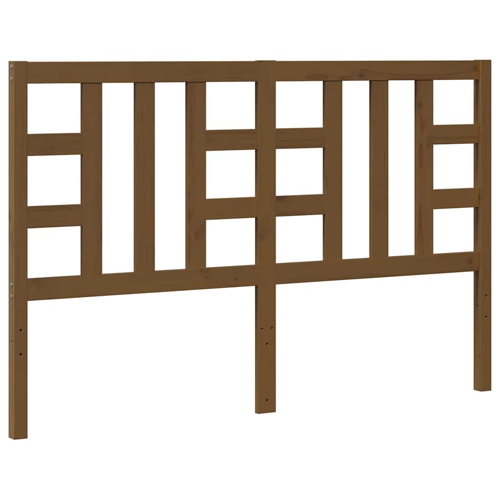 vidaXL Bed Headboard Honey Brown 156x4x100 cm Solid Wood Pine