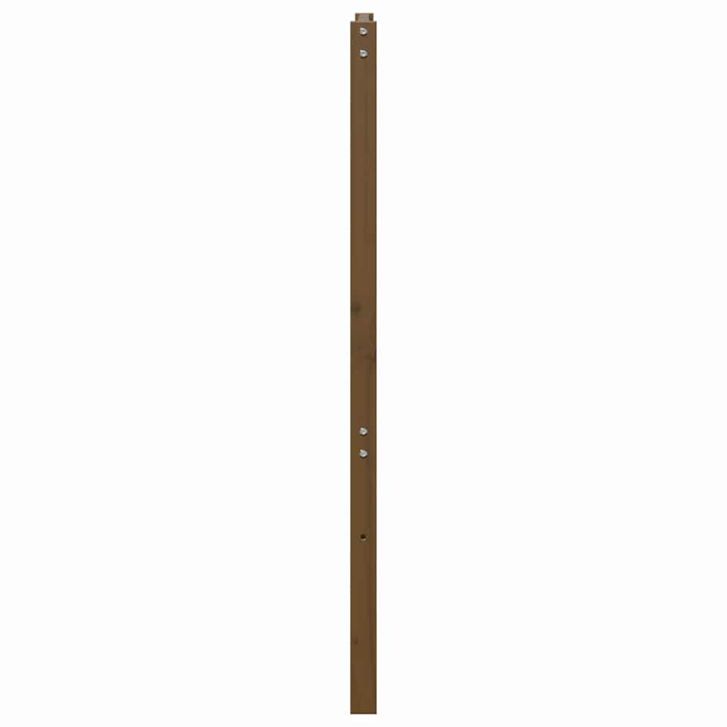 vidaXL Bed Headboard Honey Brown 156x4x100 cm Solid Wood Pine