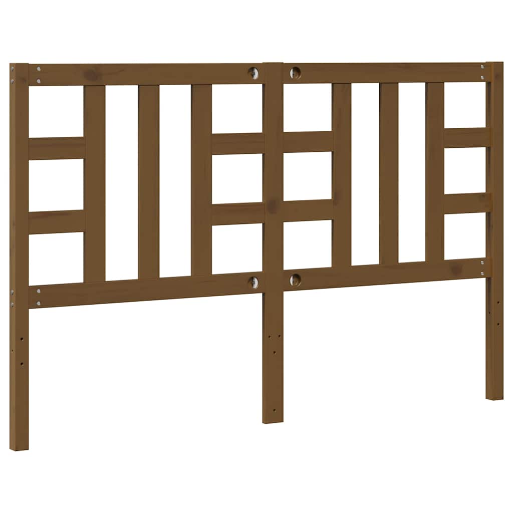 vidaXL Bed Headboard Honey Brown 156x4x100 cm Solid Wood Pine