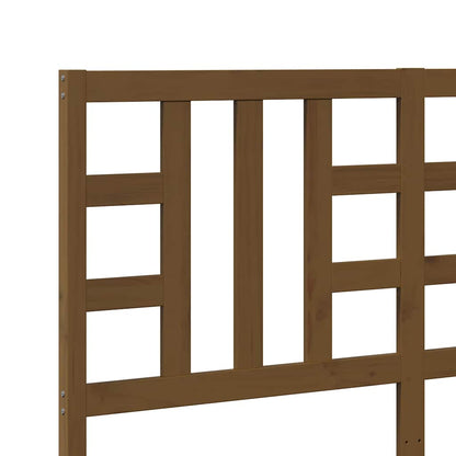 vidaXL Bed Headboard Honey Brown 156x4x100 cm Solid Wood Pine