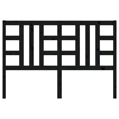 vidaXL Bed Headboard Black 166x4x100 cm Solid Wood Pine