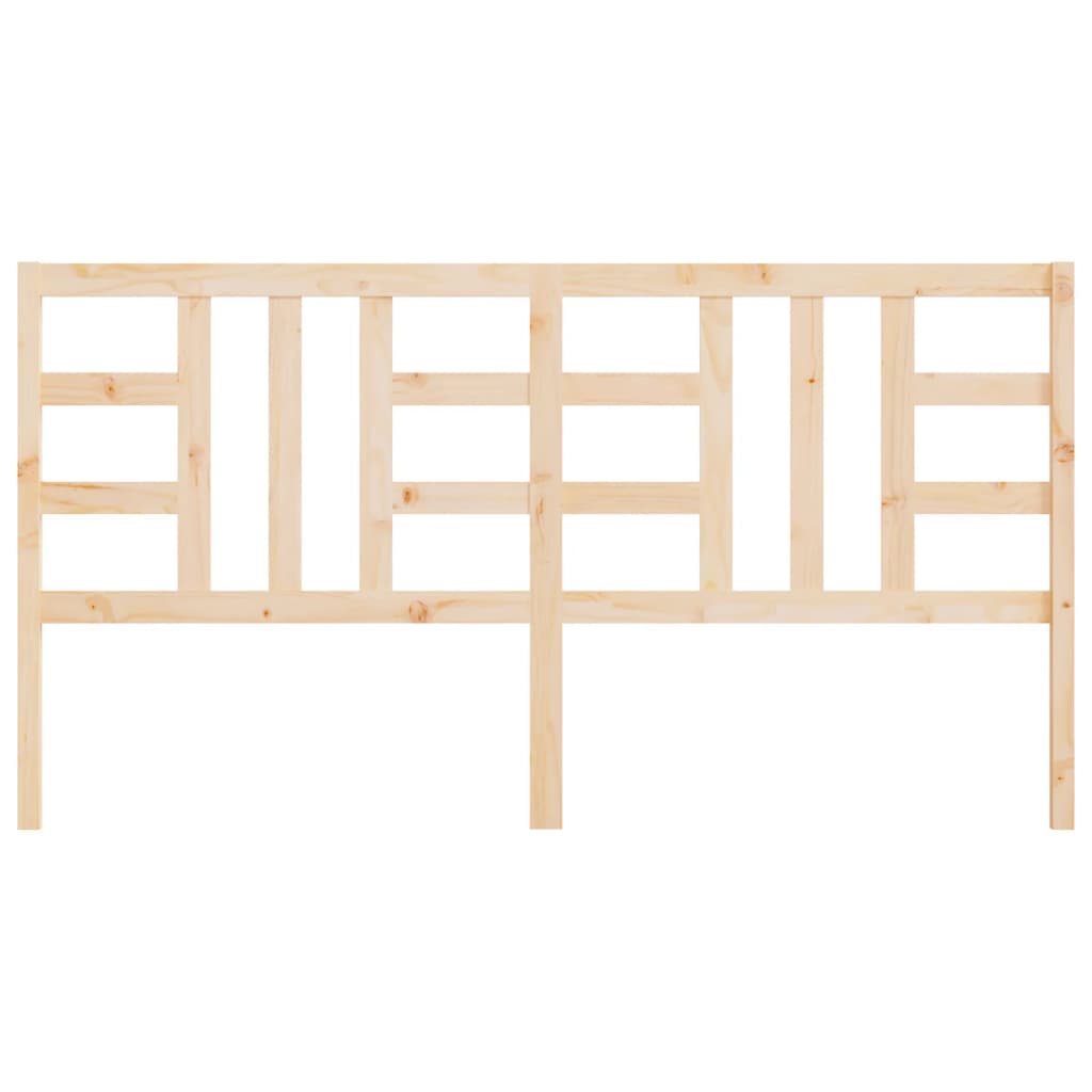 vidaXL Bed Headboard 206x4x100 cm Solid Wood Pine