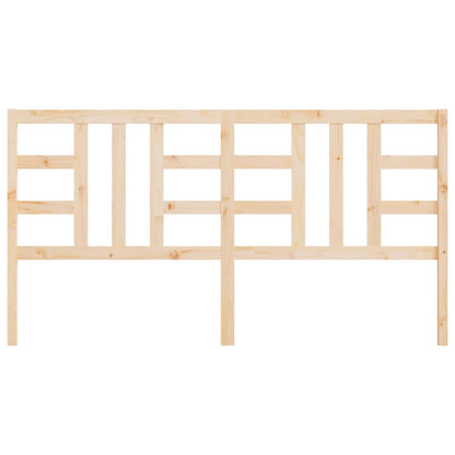 vidaXL Bed Headboard 206x4x100 cm Solid Wood Pine