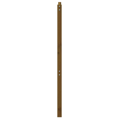 vidaXL Bed Headboard Honey Brown 206x4x100 cm Solid Wood Pine