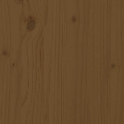 vidaXL Bed Headboard Honey Brown 206x4x100 cm Solid Wood Pine