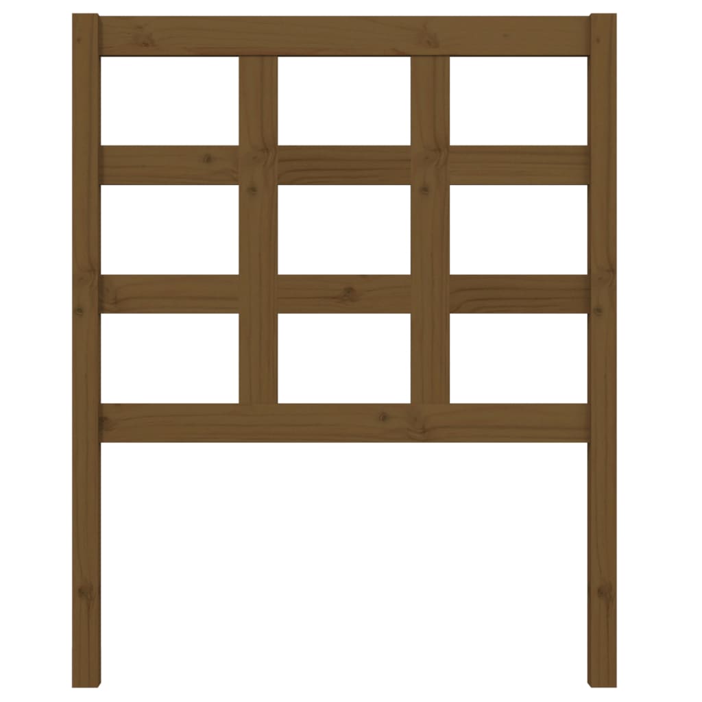 vidaXL Bed Headboard Honey Brown 80.5x4x100 cm Solid Wood Pine
