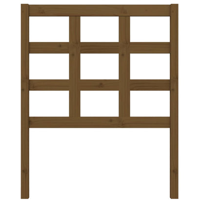 vidaXL Bed Headboard Honey Brown 80.5x4x100 cm Solid Wood Pine