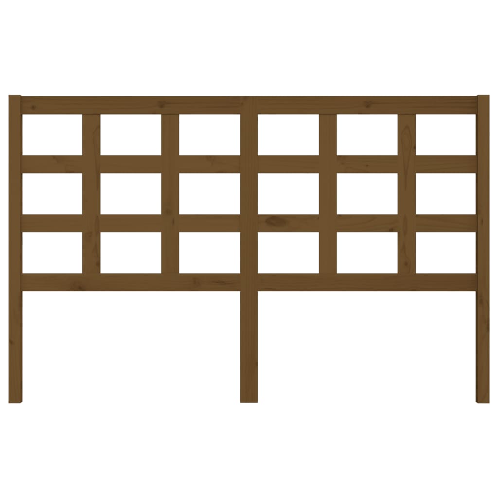 vidaXL Bed Headboard Honey Brown 156x4x100 cm Solid Wood Pine