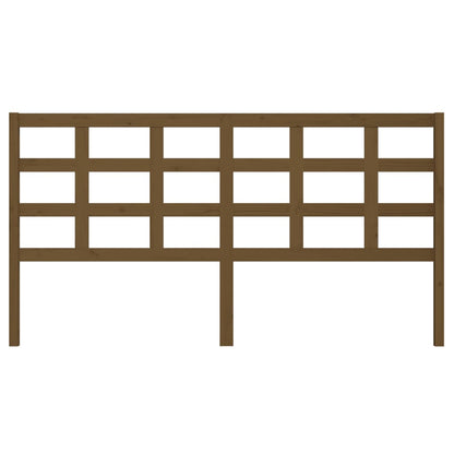 vidaXL Bed Headboard Honey Brown 185.5x4x100 cm Solid Wood Pine