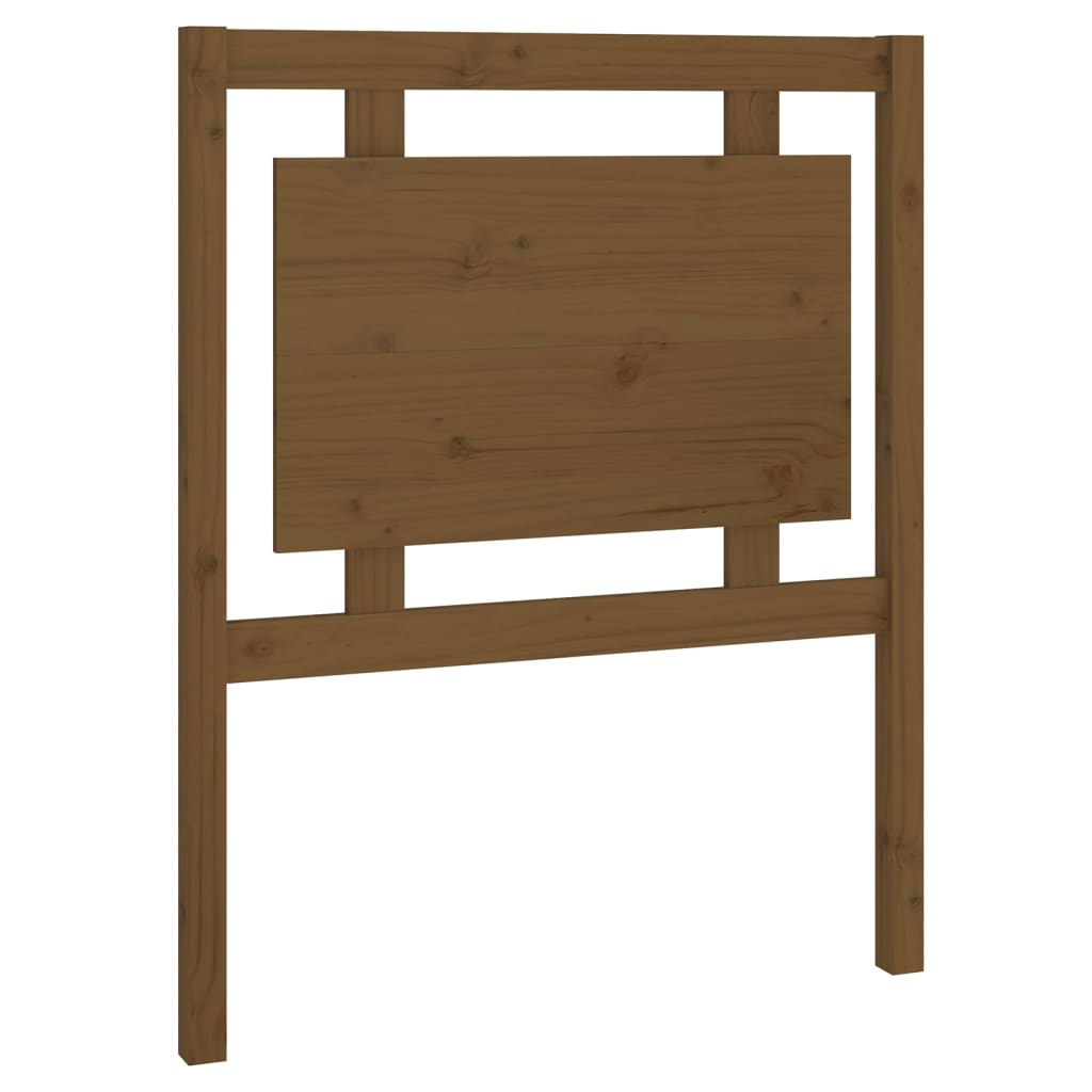 vidaXL Bed Headboard Honey Brown 80.5x4x100 cm Solid Pine Wood