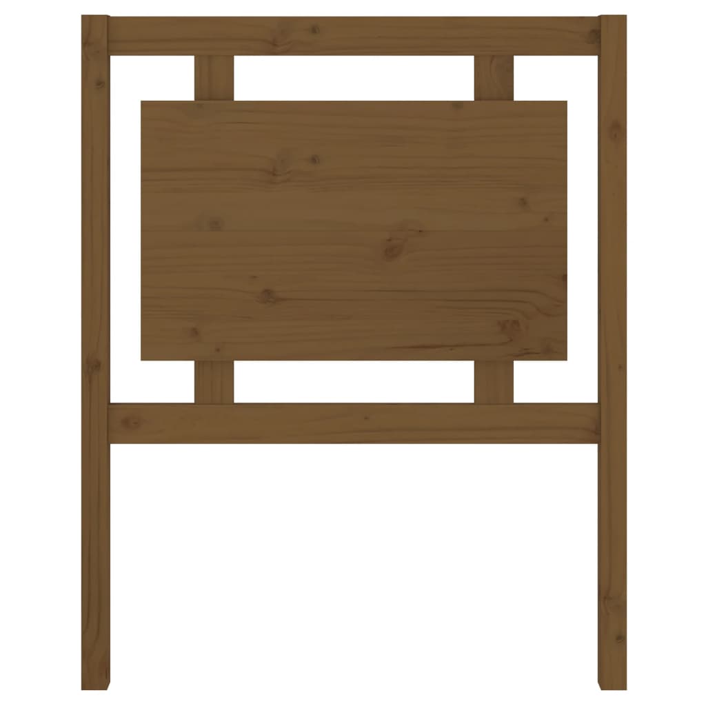 vidaXL Bed Headboard Honey Brown 80.5x4x100 cm Solid Pine Wood