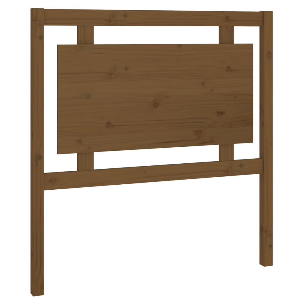 vidaXL Bed Headboard Honey Brown 95.5x4x100 cm Solid Pine Wood