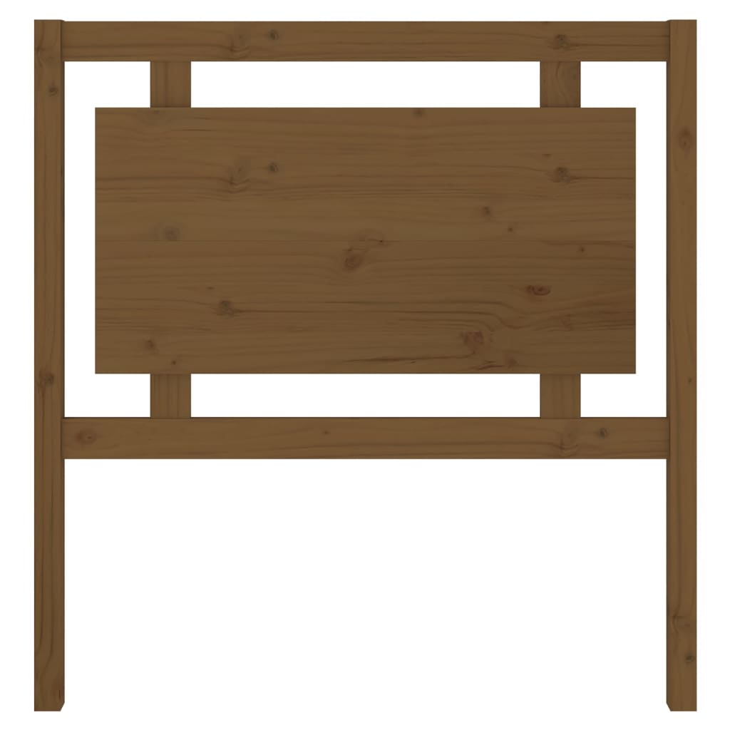 vidaXL Bed Headboard Honey Brown 95.5x4x100 cm Solid Pine Wood